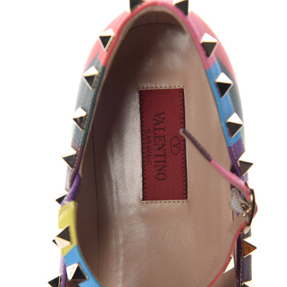 Valentino Garavani Calfskin Ballerina Rockstud Cage Ballerina Flats 39 Multicolor 7 of 7