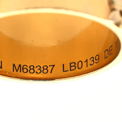 Louis Vuitton Nanogram Ring M Gold 5 of 5
