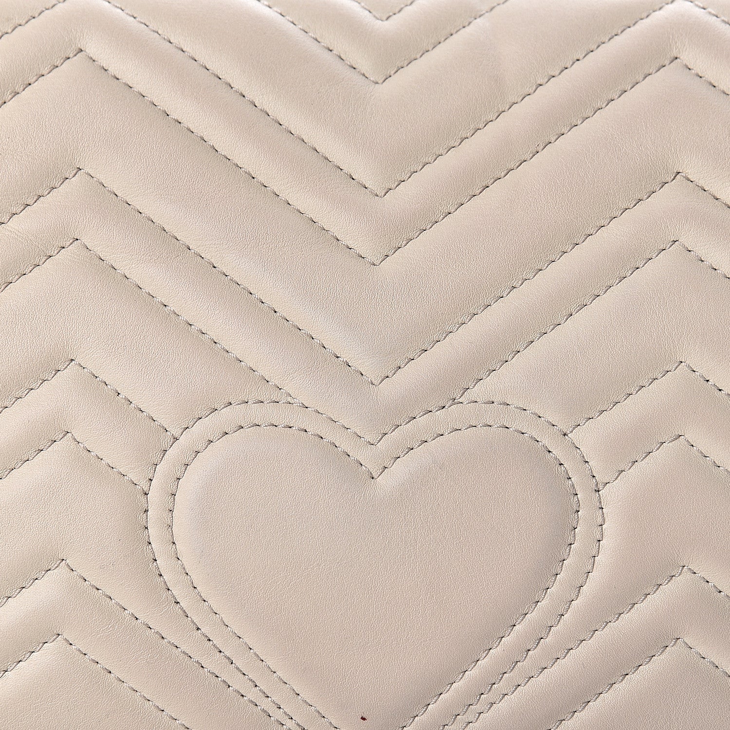 Gucci Calfskin Matelasse Medium GG Marmont Shoulder Bag White 12 of 21