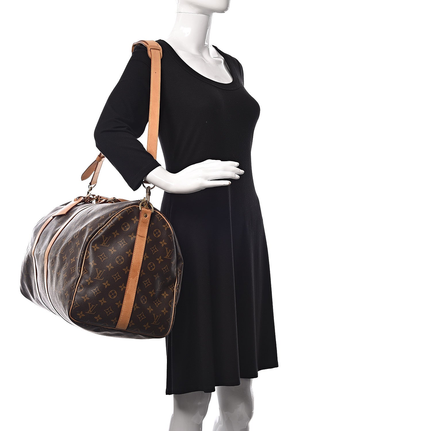 Louis Vuitton Monogram Keepall Bandouliere 55 2 of 24