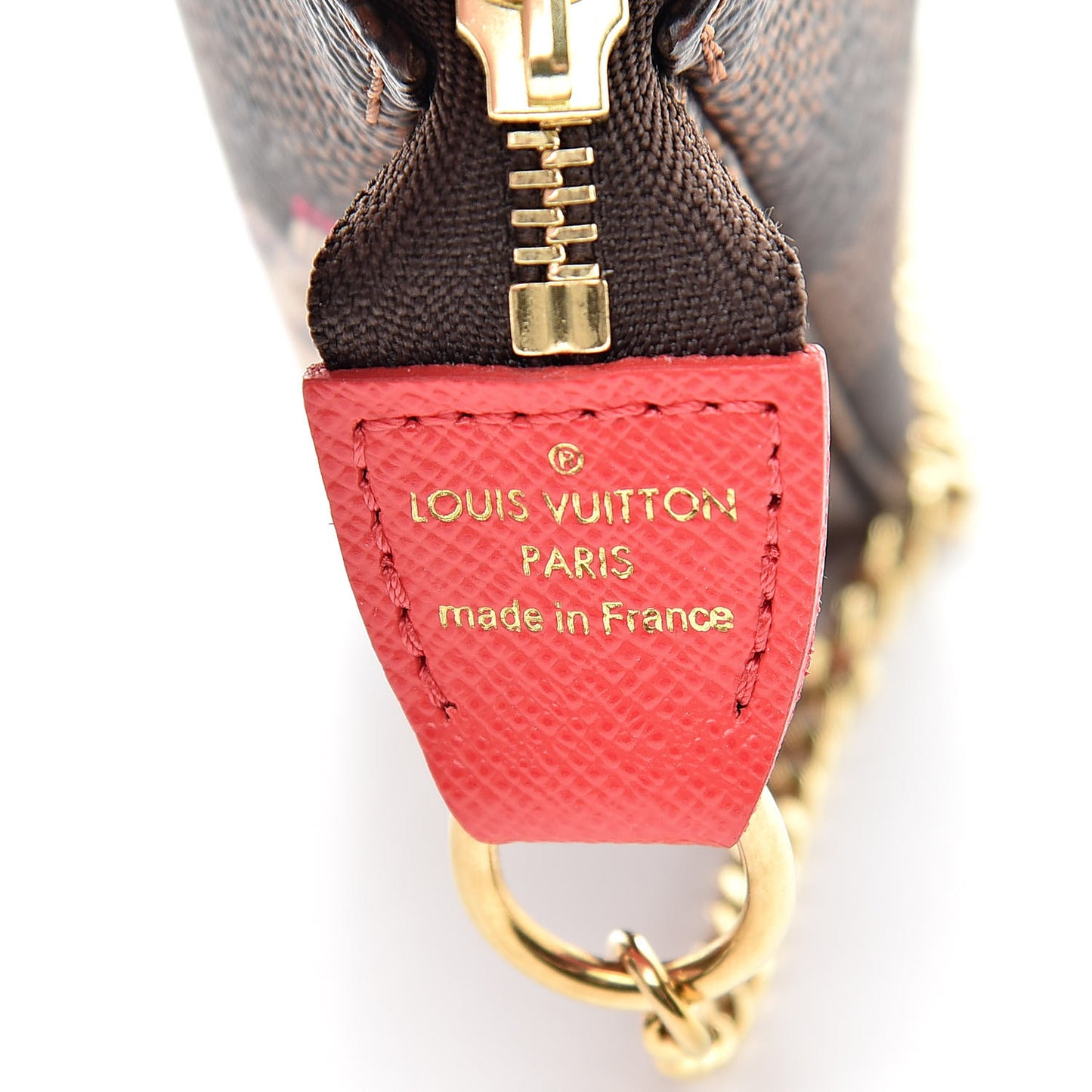 Damier Ebene 2016 Christmas Animation Mini Pochette Accessories