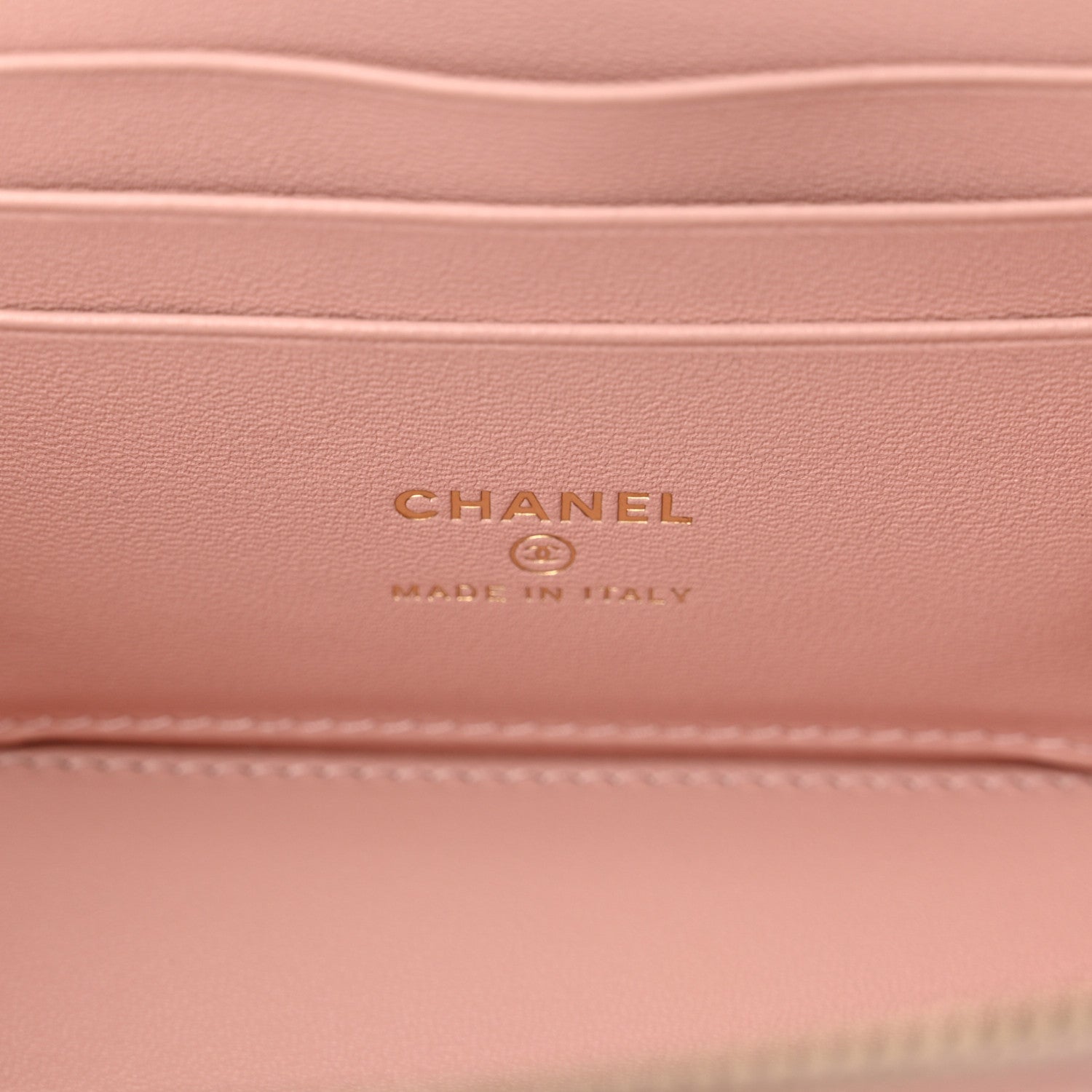 Chanel Lambskin Quilted Sweet Camellia Small Vanity Case With Chain Pink 6 of 12