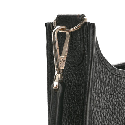 Hermes Taurillon Clemence Evelyne PM Black 11 of 13