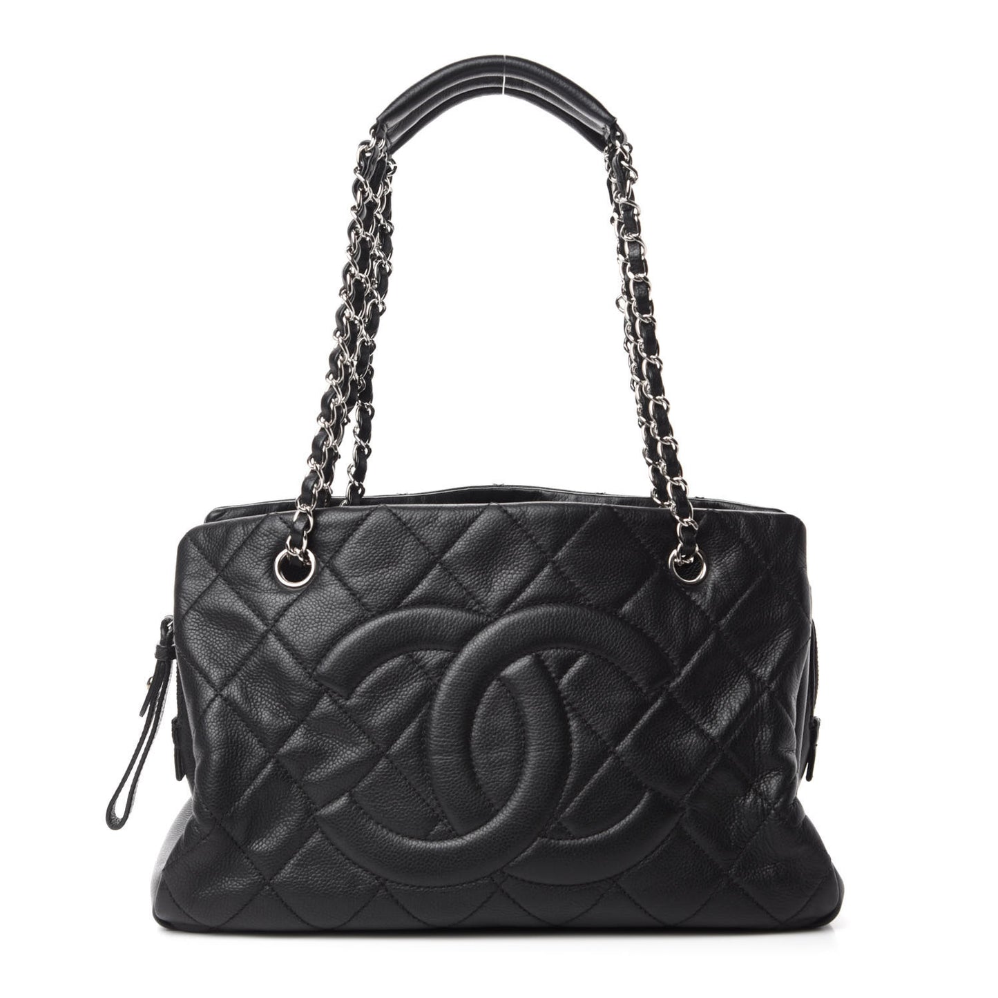 Caviar Quilted CC Timeless Soft Tote Black