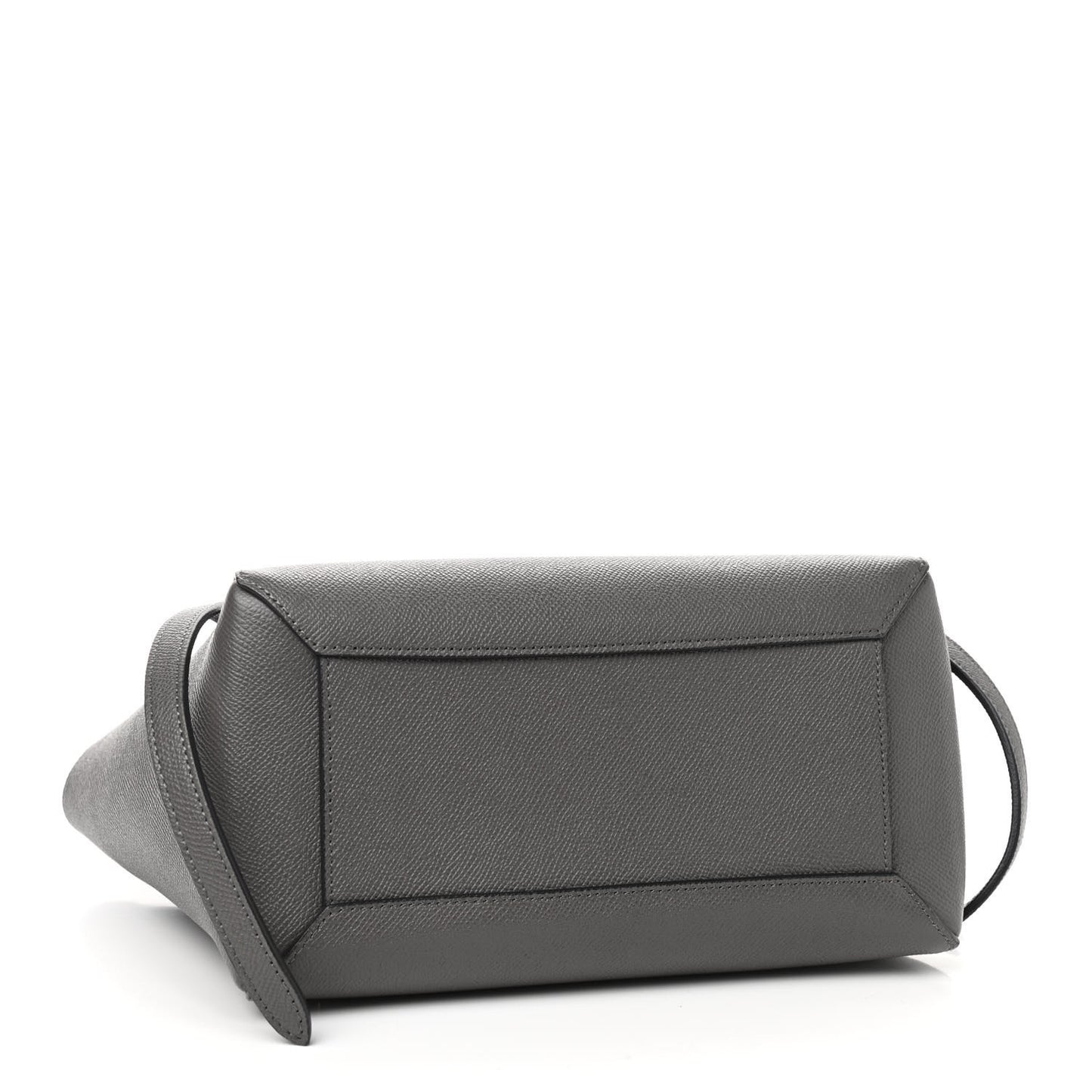 Grained Calfskin Micro Belt Bag Grey