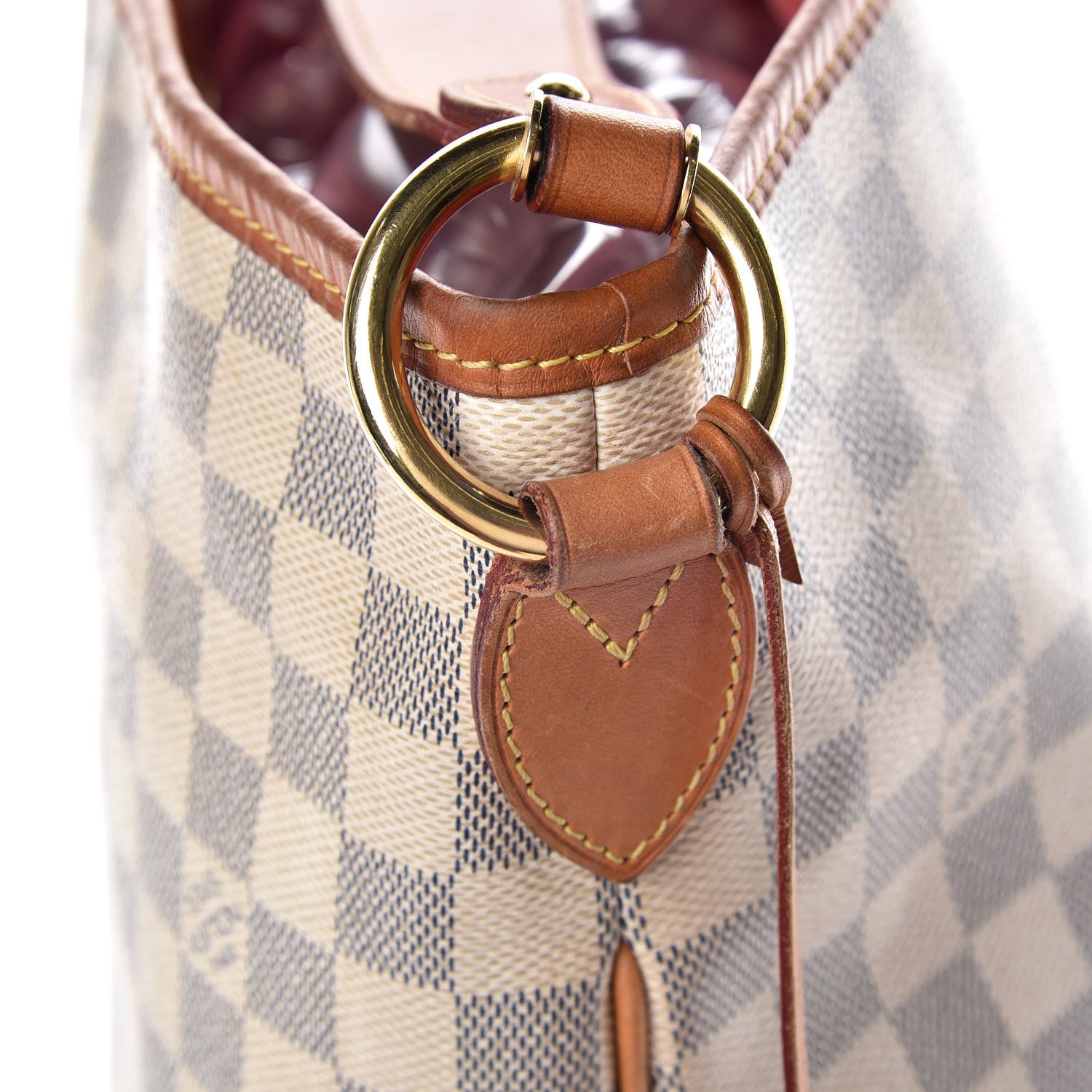 Louis Vuitton Damier Azur Delightful MM Pink 17 of 19