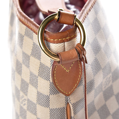 Louis Vuitton Damier Azur Delightful MM Pink 17 of 19