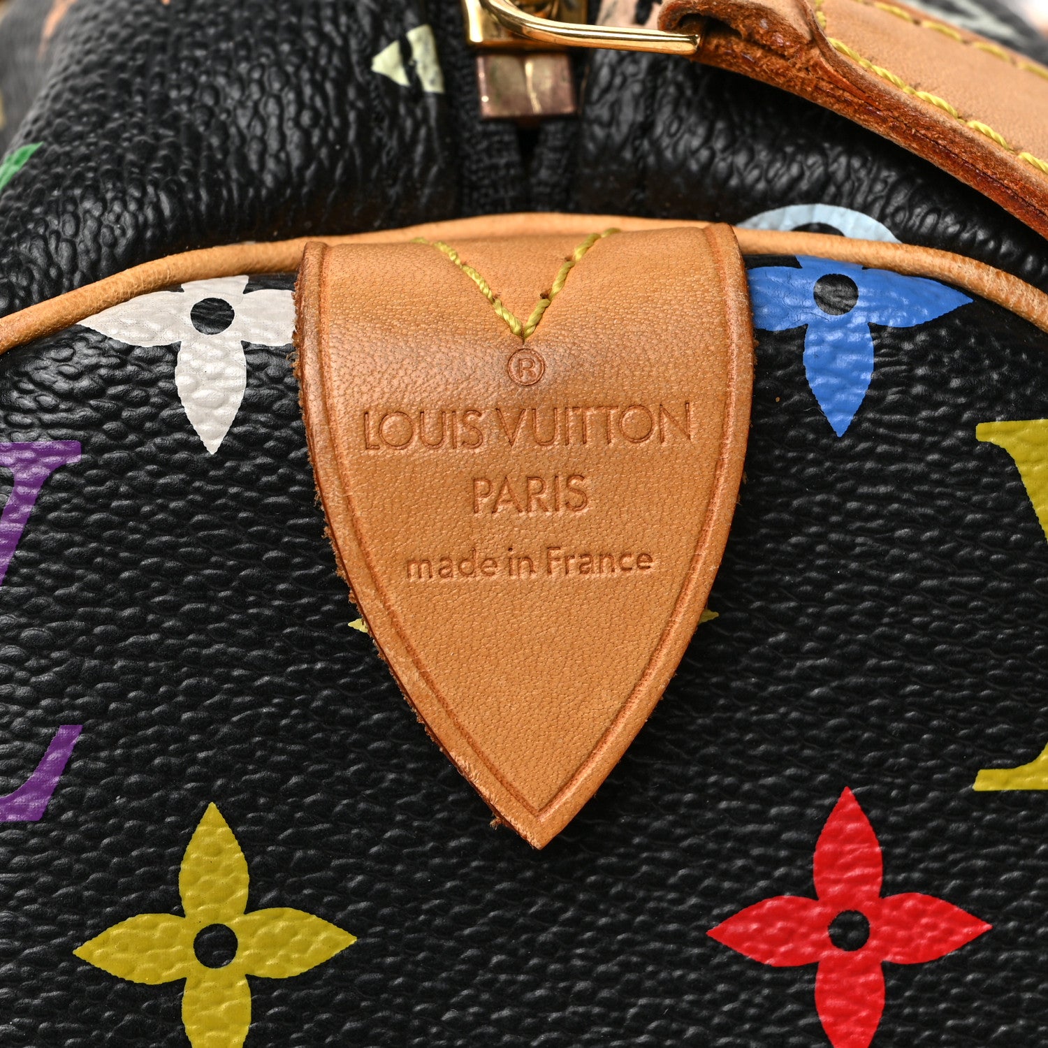 Louis Vuitton Monogram Multicolor Speedy 30 Black 6 of 9