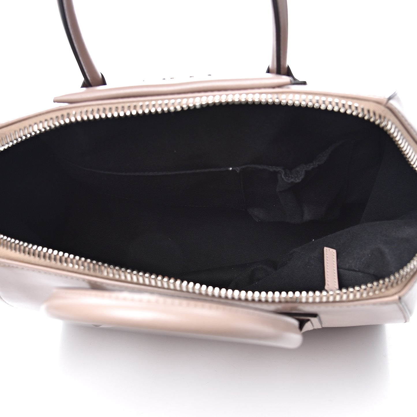 Shiny Lord Calfskin Medium Antigona Taupe