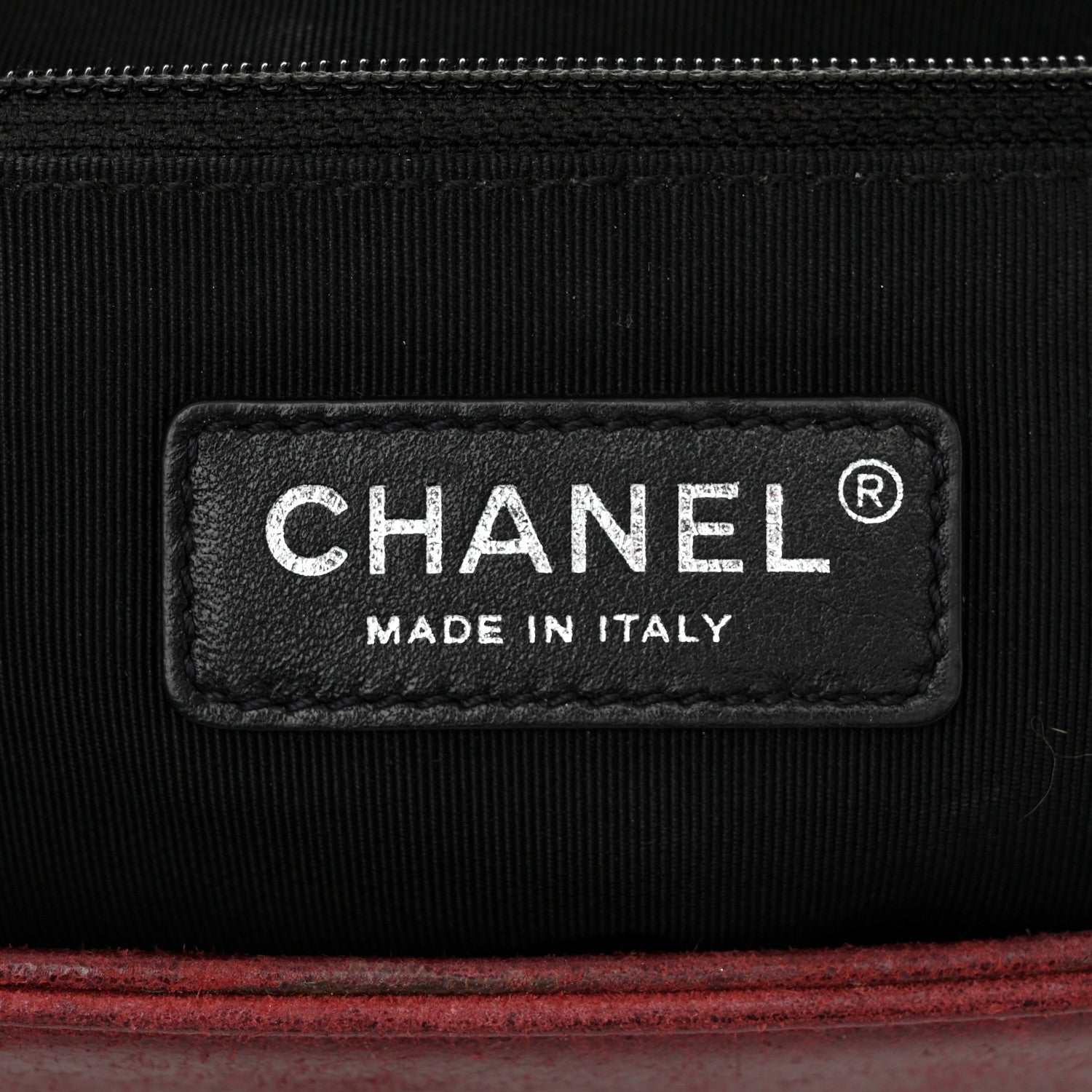 Chanel Nubuck Chesterfield Quilted Large Celtic Boy Flap Red 6 of 15