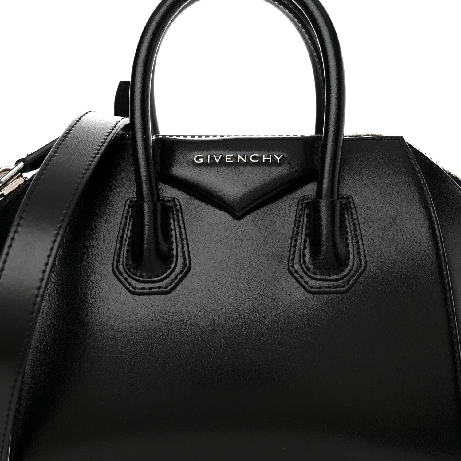 Givenchy Shiny Lord Calfskin Mini Antigona Black 8 of 16