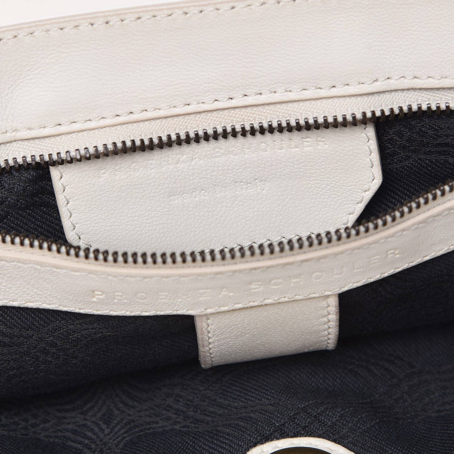 Lambskin PS1 Medium Satchel White