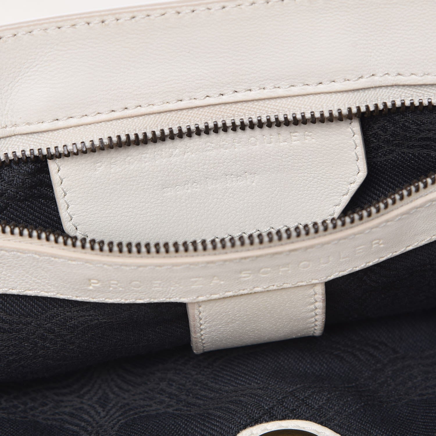 Proenza Schouler Lambskin PS1 Medium Satchel White 7 of 10