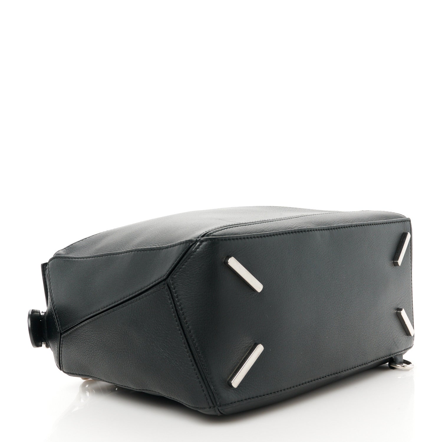 Loewe Calfskin Medium Puzzle Bag Black 3 of 9