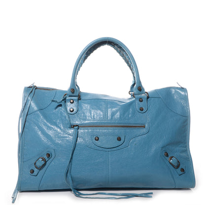 Balenciaga Agneau Work Bleu Indigo 1 of 11