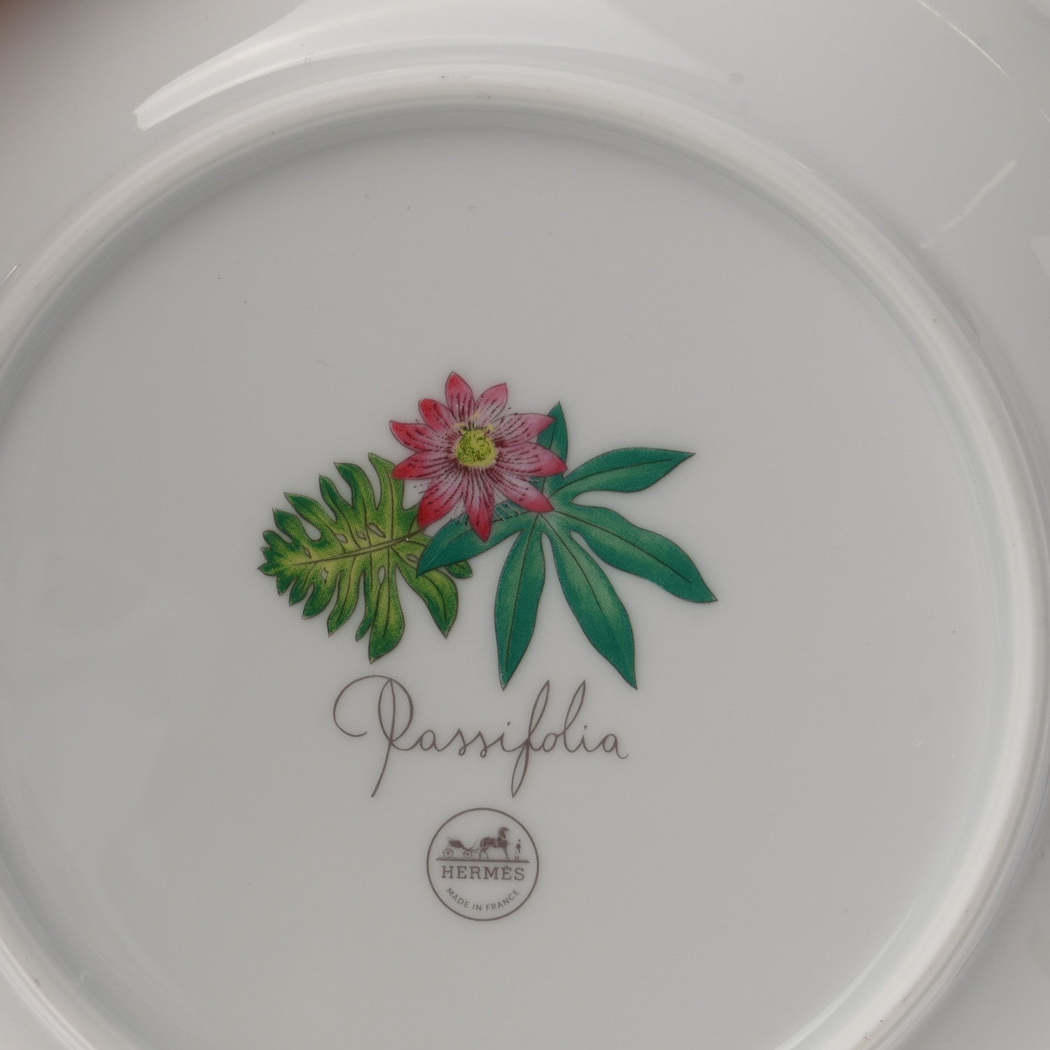 Hermes Porcelain Passifolia Cereal Bowl Set of 2 7 of 9