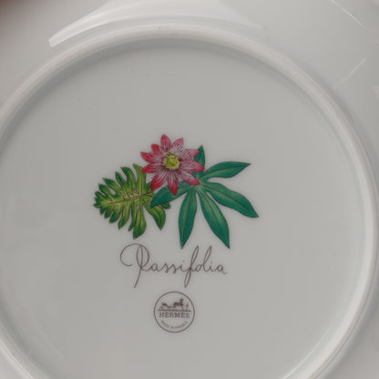 Hermes Porcelain Passifolia Cereal Bowl Set of 2 7 of 9