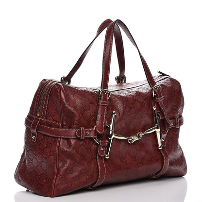 Gucci Guccissima 85th Anniversary Large Boston Rusty Red 3 of 12