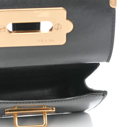 Prada Spazzolato Micro Cahier Bag Black 4 of 4