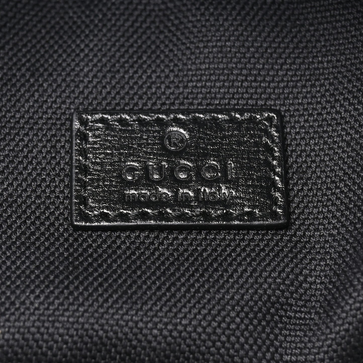 GG Supreme Monogram Textured Calfskin Retro Interlocking G Backpack Black