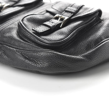 Prada Vitello Daino Hobo Black 7 of 10