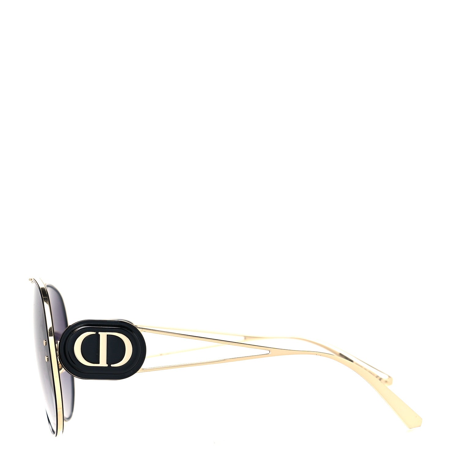 Christian Dior Metal Diorbobby Aviator Sunglasses Black 3 of 8