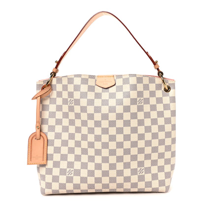 Louis Vuitton Damier Azur Graceful PM Rose Ballerine Rose Ballerine 1 of 9