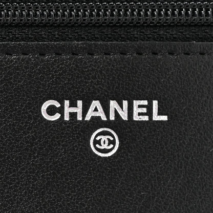 Chanel Caviar Quilted Boy Wallet On Chain WOC Black 6 of 12