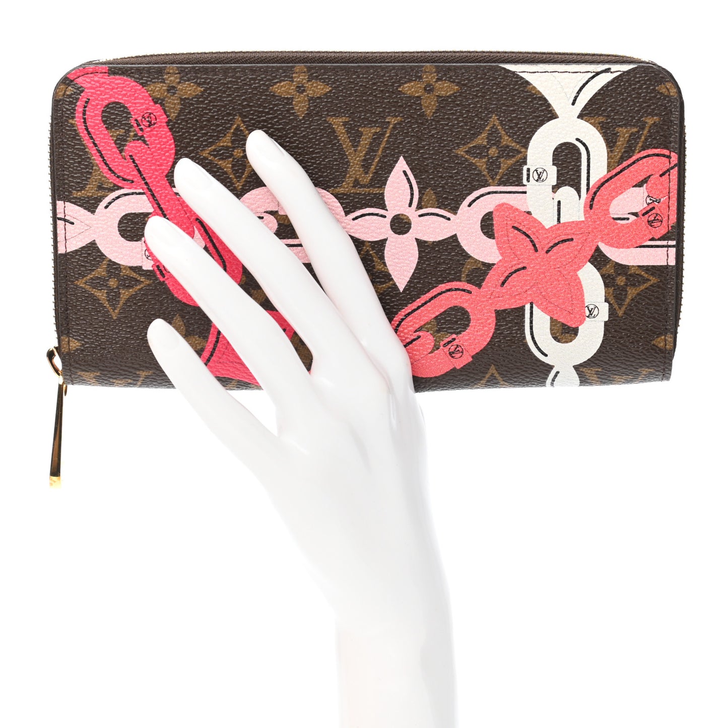 Monogram Bay Zippy Wallet Rose Ballerine Poppy