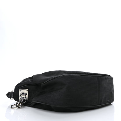 Christian Dior Nylon Monogram Lovely Hobo Black 6 of 21