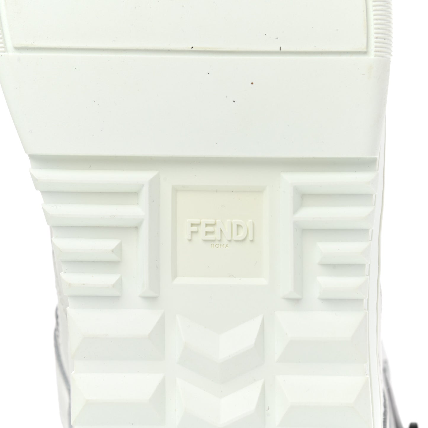 Vitello Nylon Logo Mens High Top Sneakers 8 Ultra White Black