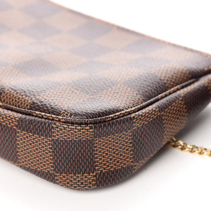 Louis Vuitton Damier Ebene Mini Pochette Accessories 9 of 10