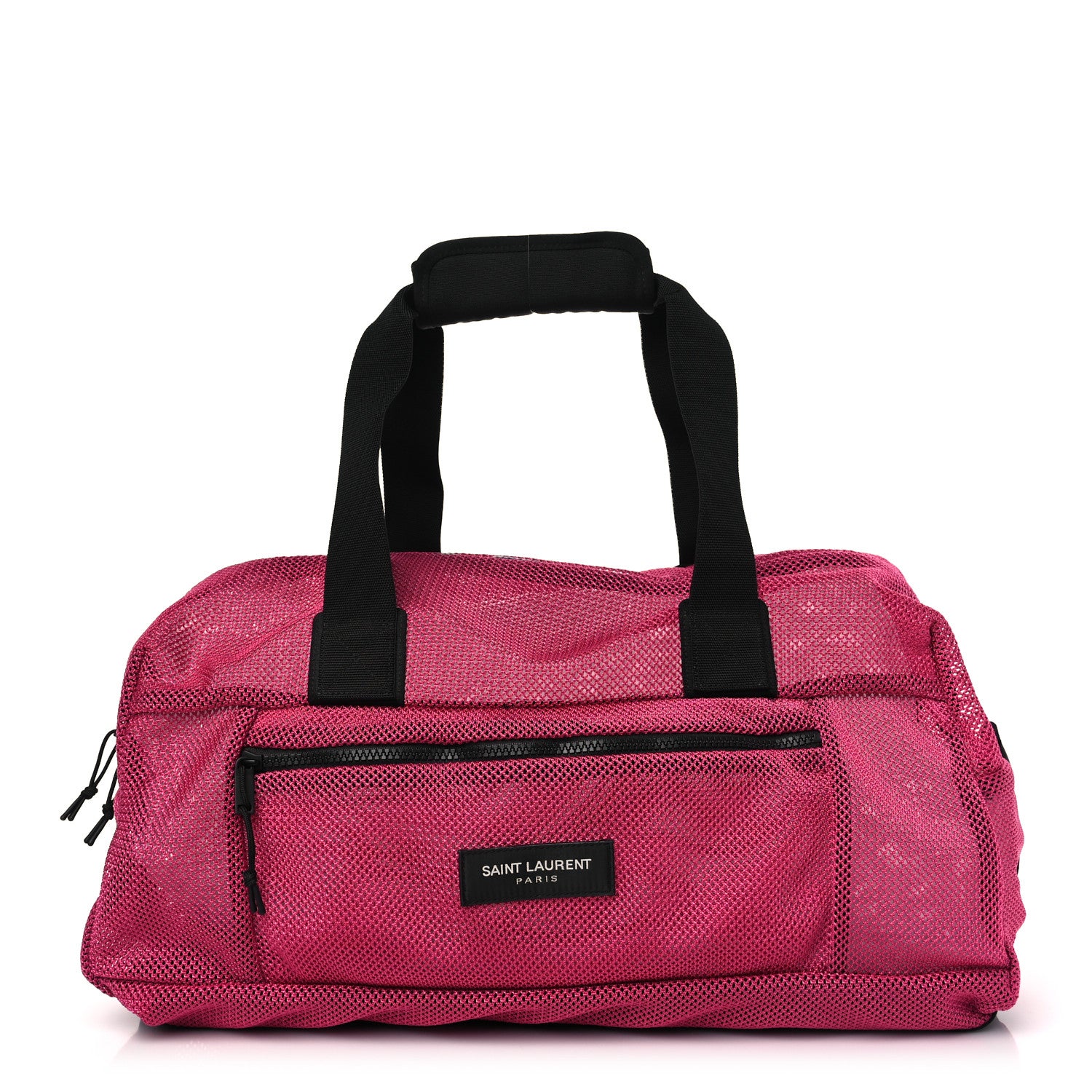 Saint Laurent Nylon Mesh Duffle Bag Fuchsia 1 of 8