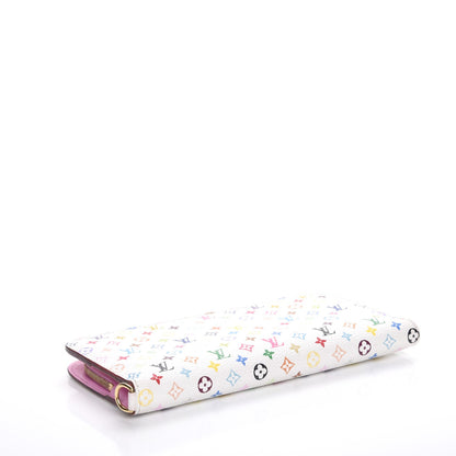 Louis Vuitton Monogram Multicolor Insolite Wallet White Litchi 4 of 7