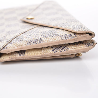 Louis Vuitton Damier Azur Long Origami Wallet 12 of 13