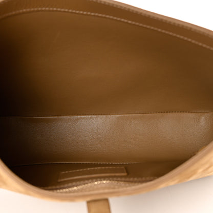 Saint Laurent Suede Calfskin Le 5 A 7 Hobo Beige 5 of 8