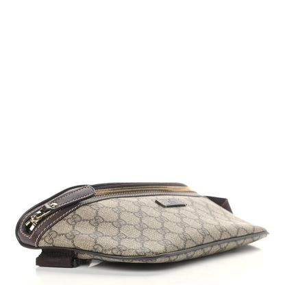 Gucci GG Supreme Monogram Belt Bag Dark Brown 4 of 10