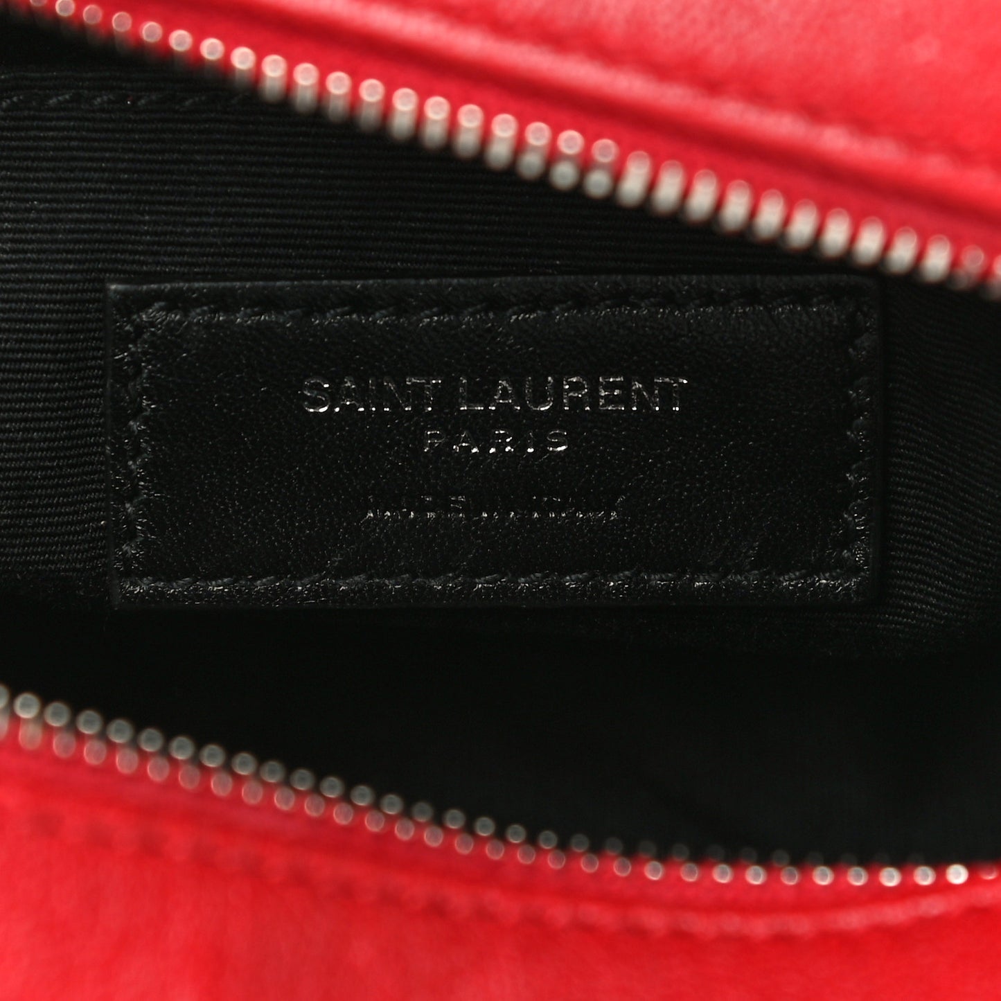 Lambskin Monogram Lou Belt Bag Red