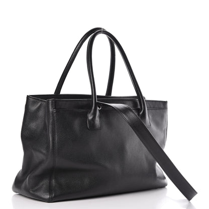 Chanel Calfskin Cerf Executive Shopper Tote Black 4 of 18