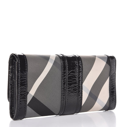 Burberry Beat Check Penrose Continental Wallet Black 3 of 7