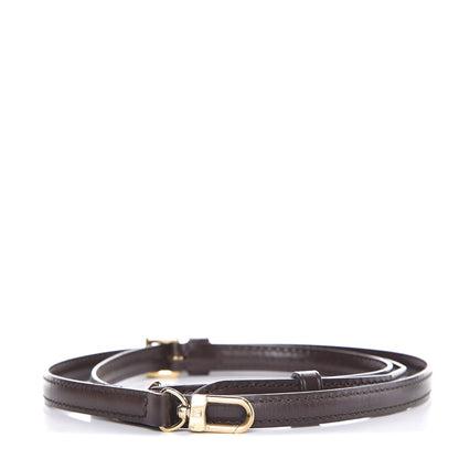 Louis Vuitton Calfskin 16mm Adjustable Shoulder Strap Brown 1 of 6