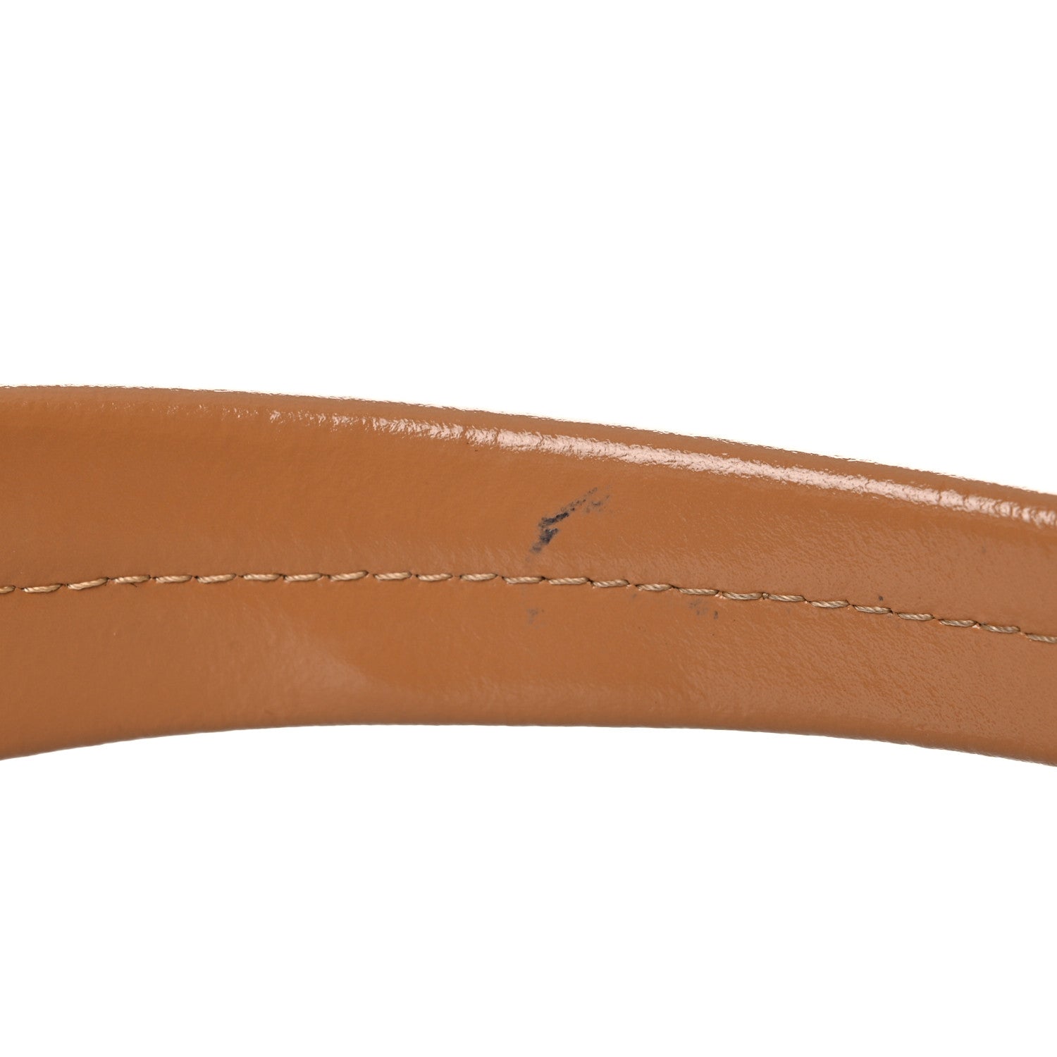 Mansur Gavriel Polished Calfskin Mini Candy Bag Caramel 9 of 10