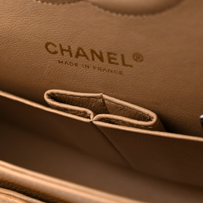 Chanel Caviar Quilted Medium Double Flap Beige 10 of 14