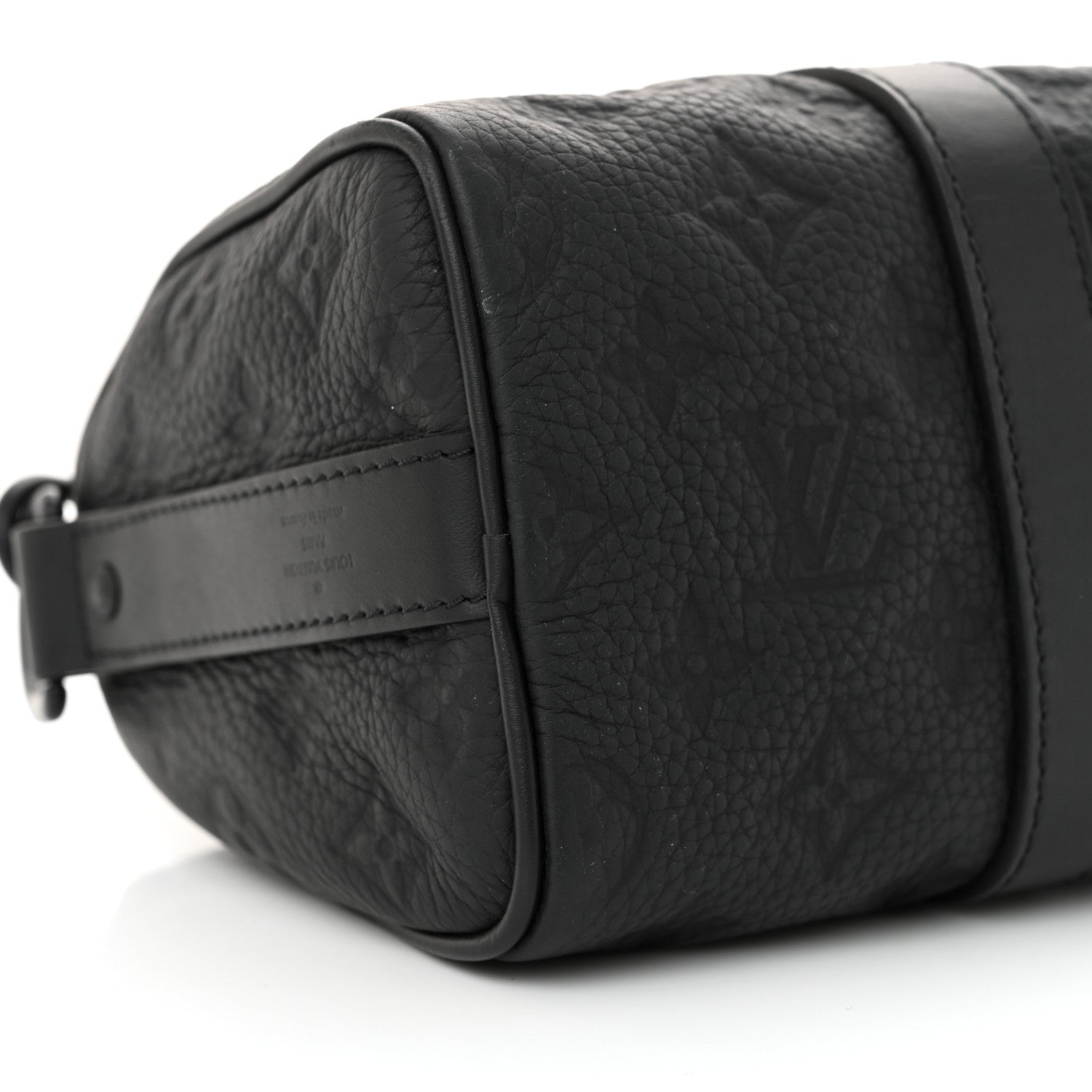 Louis Vuitton Monogram Taurillon Keepall Bandouliere 25 Black 8 of 12