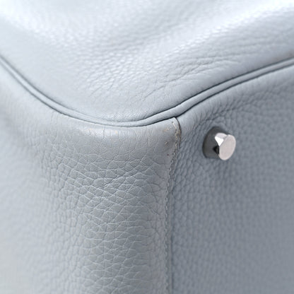 Hermes Taurillon Clemence Lindy 30 Bleu Glacier 9 of 12