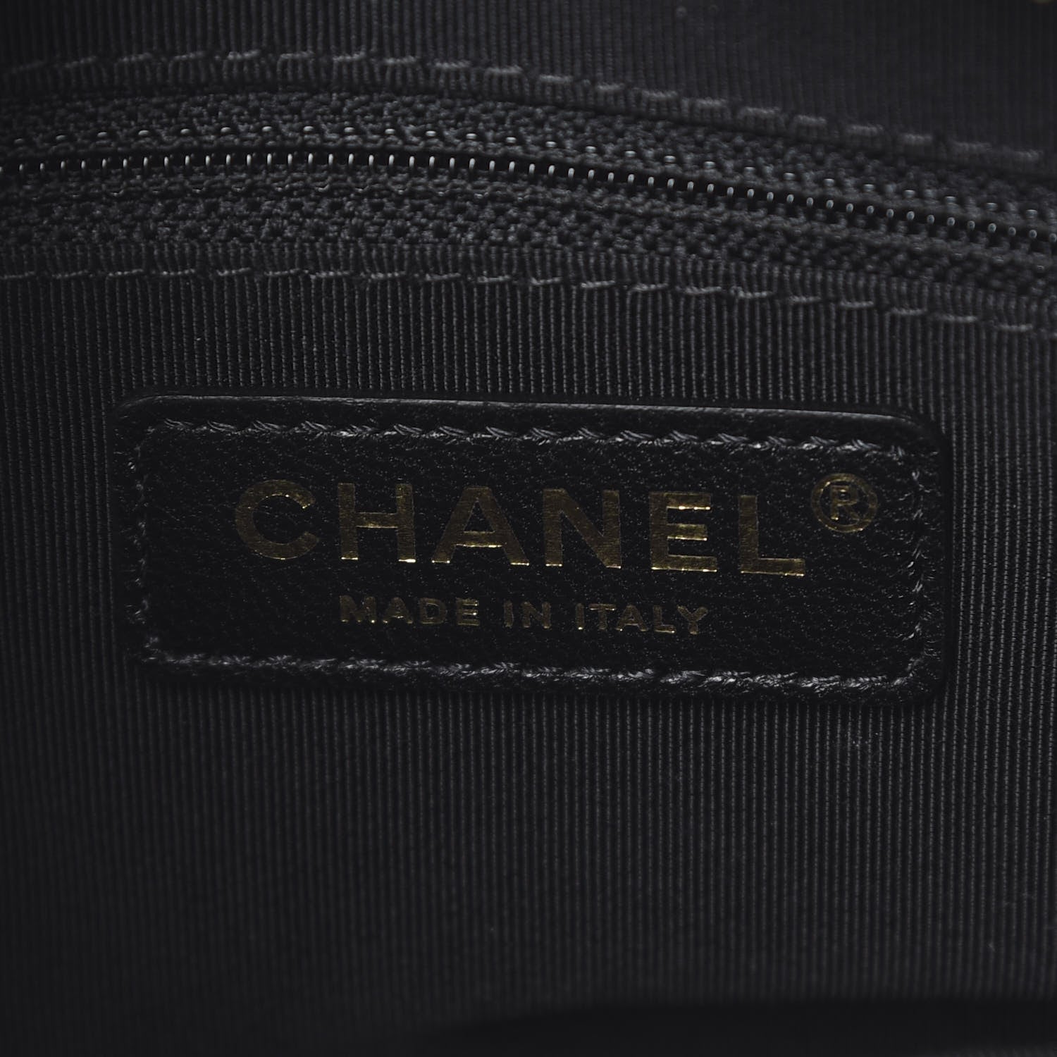 Chanel Caviar Quilted Small In & Out Camera Case Black 6 of 11