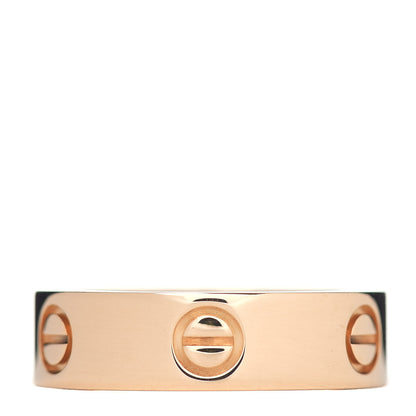 Cartier 18K Yellow Gold 5.5mm LOVE Ring 54 6.75 1 of 5