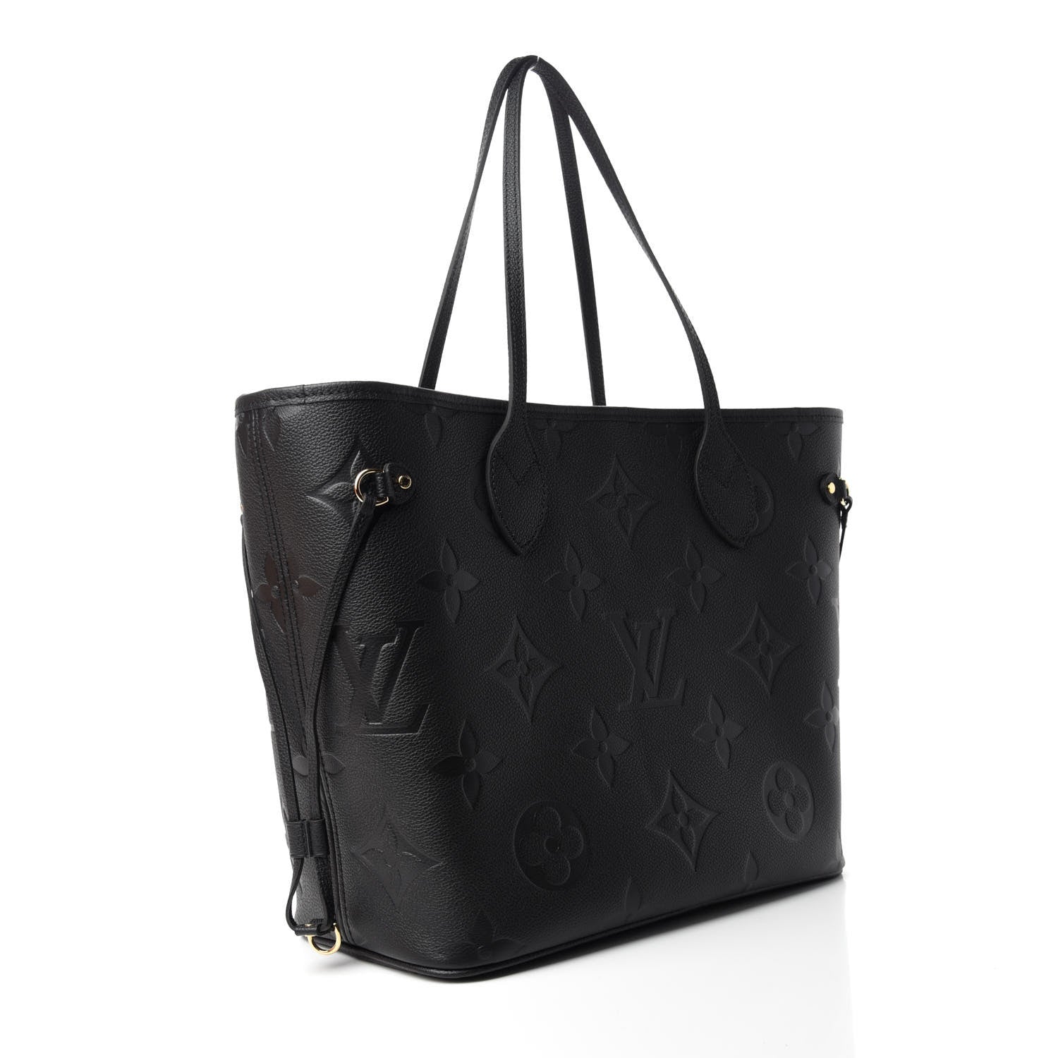 Louis Vuitton Empreinte Monogram Giant Neverfull MM Black 3 of 11