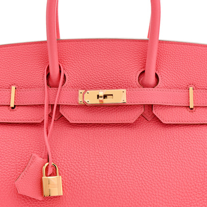 Hermes Togo Birkin 35 Rose Lipstick 7 of 11