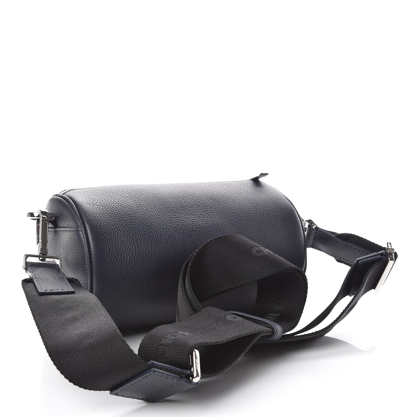 HOMME Grained Calfskin Mens Roller Messenger Blue